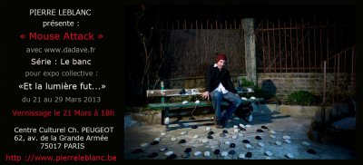 Série &quot;Le banc&quot; du photographe Pierre Leblanc élue 1er prix catégorie photo du Concours d'Art Contemporain de la Fondation CH. PEUGEOT