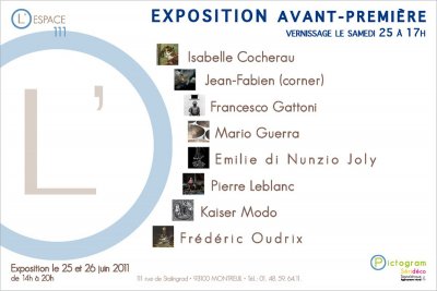 Exposition collective à l'Espace 111