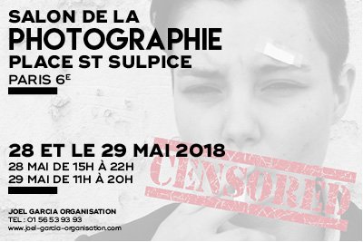 Exposition de la série &quot;Le banc&quot; du photographe Pierre Leblanc au Salon de la Photographie Contemporaine - St.Sulpice / Paris