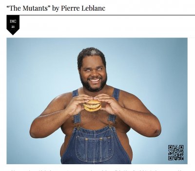 Publication de la série &quot;Les Mutants&quot; du photographe Pierre Leblanc en Italie dans ArtAbout Magazine