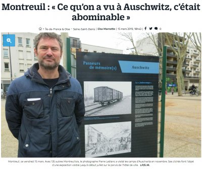 Exposition &quot;Passeurs de mémoire(s)&quot; du photographe Pierre Leblanc. Le Parisien