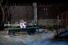 &quot;Le banc&quot; une série du photographe Pierre Leblanc, photo intitulée &quot;Silences&quot;.