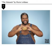 Série &quot;Les Mutants&quot; du photographe Pierre Leblanc dans ArtAbout Magazine, Italie.