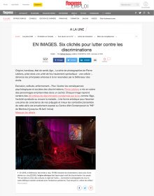 Série &quot;Discriminations&quot; du photographe Pierre Leblanc dans L'Express, France.