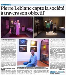 Série &quot;Discriminations&quot; du photographe Pierre Leblanc dans Le Parisien, France.