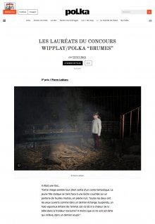 3ème Prix du concours Polka/Wipplay pour le photographe Pierre Leblanc.